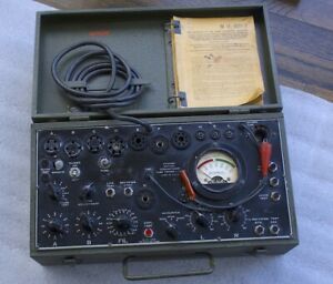Excellent working Vintage I-177 A Tube Tester, father of TV-7, Tested 5U4 274B