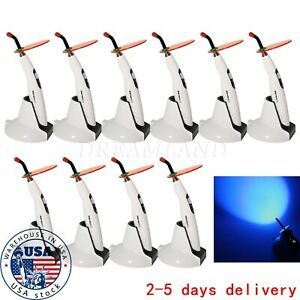 10X Dental LED Curing Light Lamp 1400mw LED-B Cordless Composite Resin