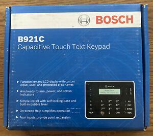 Bosch B921C Two-Line Capacitive Touch Text Keypad