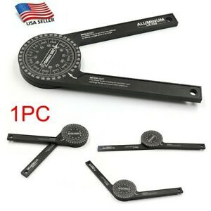 Measuring Tool Miter Saw 360 Degree Aluminum Angle Finder With Engraved Scale US