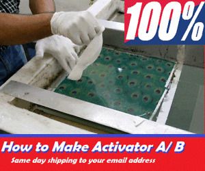 100% funciona FORMULA A/B para activador de impresin por transferencia de agua