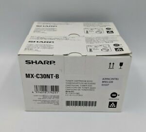 2pk SHARP MX-C30NT-B Toner Cartridge Black  Genuine