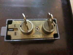 MOSLER M5700 Series Safety Deposit Box Locks.  Locksmith. 586A. With Keys