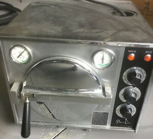 PELTON &amp; CRANE OCM A3 AUTOCLAVE STERILIZER OMNI-CLAVE W/TRAYS STAINLESS STEEL