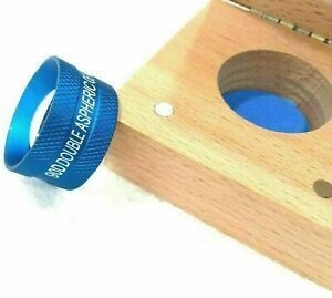Blue Colour Double Aspheric Lens 90 D for Slit Lamp