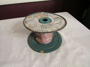 Vintage Tensolite Electrical Wire Spool Awg #22 Gauge Amp Telephone Swithchboard