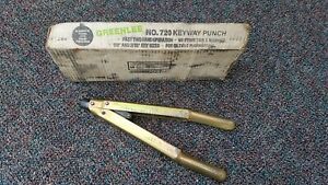 Greenlee No. 720 Keyway Nibbler Punch