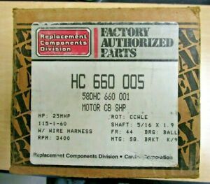 Replacement Components Division  HC 660 005  Motor   NEW-open box