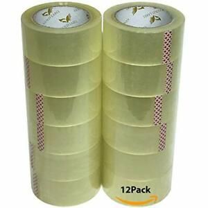 Universal Clear Packing Tape - 110 Yards Per Roll - 12 Rolls - 2&#034; Inch Wide S...