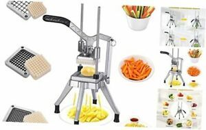 Commercial Vegetable Fruit Dicer Chopper with 3/8&#034; 1/4 inch with 3 blades