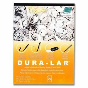 Grafix Matte 0.005 Dura-Lar Film, 9 12-Inch, 25 Sheets, 9x12 in, Original Ver...