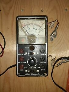 Vintage Model 70 Utility Tester Superior Instruments Co. Not functioning.