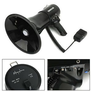 Aux Megaphone Speaker Bullhorn Speaker External Megaphone Speaker Wired F1
