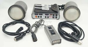 WORKING MPH PYTHON II (2) K BAND POLICE RADAR GUN W/2 ANTENNAS/FORKS/REMOTE