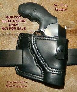 Gary C&#039;s Leather Avenger HOLSTER S&amp;W J Frame 1-7/8&#034; / 2&#034; Light Cant, Ret Strap