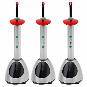 3pc Dental LED Curing Light Lamp Ortho Light Resin Cure 2000mw/cm2 Dentista D8/3