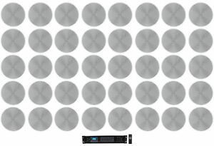Rockville Matrix Amp+(40) Bose DM2C-LP 70V Ceiling Speakers For Hotel/Restaurant