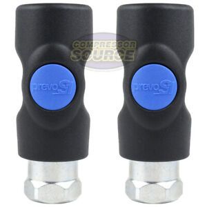 2 Pack Prevost Safety Air Plug Coupler ISI061202 3/8&#034; FNPT High Quality Prevo S1