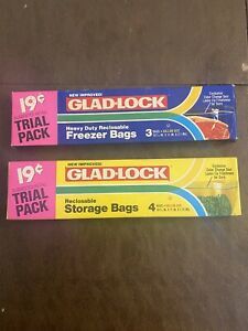 Glad lock vintage ziplock baggies