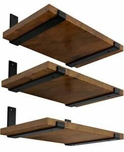 LEOPO 12 inch Shelf Bracket for DIY Floating Shelf 1/5 inch Thick Heavy Duty ...