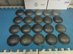Pipe Caps:  steel, domed, weld on size 5  inch Outside Diameter. Lot of 120