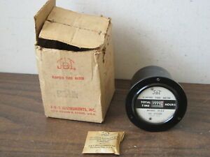 VINTAGE J-B-T INSTRUMENTS 3H1-EX ELAPSED TIME METER (HOUR) 110-125 VAC,NOS,JBT
