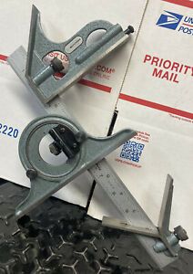 Mitutoyo 12” Hardened Combination Square w/ Protractor Center Finder Rule Scribe