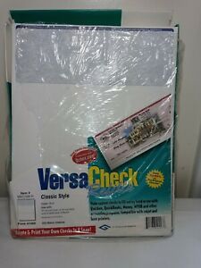 VersaCheck Security Business Check Refills Form #1000 Blue OPEN BOX DAMAGED