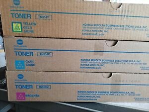 TN514CMY Konica Minolta Toner, Cyan, Magneta, and Yellow - OEM