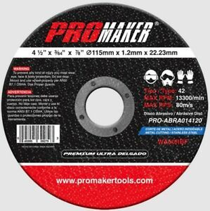 4-1/2&#034; x7/8&#034; x3/64&#034; Cut-off Wheel Metal &amp; Stainless Steel Cutting Discs