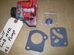 Farmall cub hydraulic pump