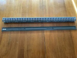 Panduit HC1.5X2LG3M Wire Duct,Wide Slot,Gray,1.75 W X 2 D X 36 L W/COVER
