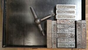 Vintage Assorted Quoins &amp; Key #3