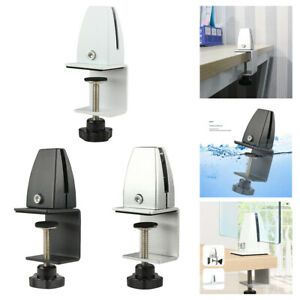 Desk Partition Clamp Office Shelf Bracket Desktop Screen Clip Holder Support