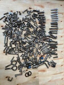 10 pound assortment of stainless aluminum steel nuts and bolts and misc.