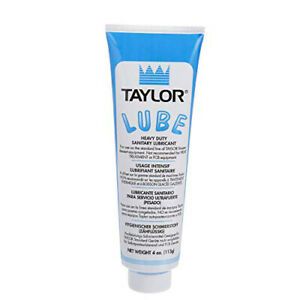 Taylor Blue Lube, 4 x Heavy Duty Sanitary Lubricant, Food Safe Lube, Colorless