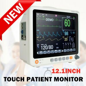 12.1&#034; Touch Vital Signs Monitor ICU CCU Patient Monitor ECG NIBP RESP TEMP SPO2