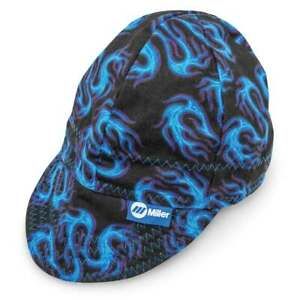 Miller 286974 HeadThreads Welding Cap, Blue Flame, Size 7-1/2&#034;