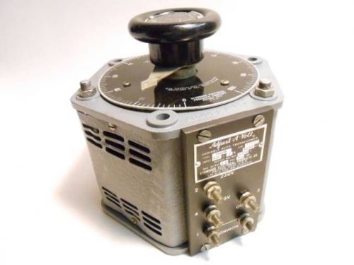 Standard electric powerstat variac autotransformer 0-270 vac 9 amp type 1520b for sale