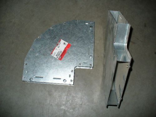 Walkerduct by Wiremold Two 90 degree horizontal elbows for # 4 duct