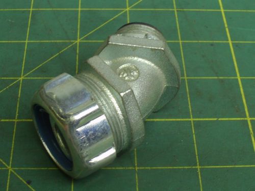 Thomas &amp; betts 3/4 liquid tight 45 degree connector (qty 1) #57084 for sale