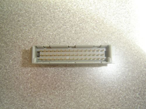Eurocard DIN RT Angle Receptacle 48 pin 3 rows 0.1&#034; solder tails NOS