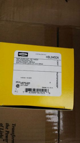 HUBBELL HBL8450A FLUSH MOUNT RECEPTACLE *NEW IN BOX*
