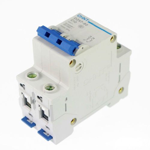10a miniature circuit breaker dz47-63 (c45n) 2p 230/400v  x 1 for sale