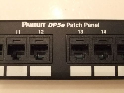 Panduit dp245e88tgy punchdown 24 port cat 5e patch panel.. new no box for sale