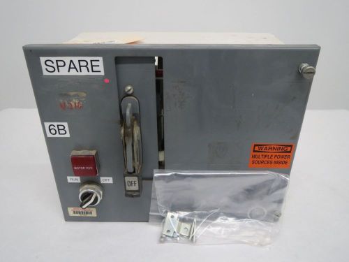 CUTLER HAMMER 44528 250-600V-CONTROL FUSE DISCONNECT MCC SWITCHGEAR B284124