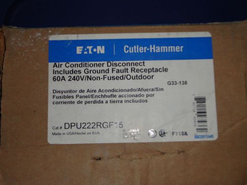 cutler-hammer a/c disconect 60 amp