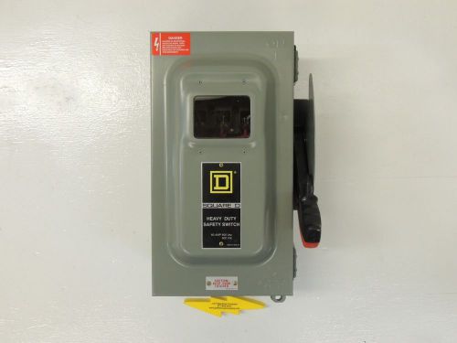 Square D Heavy Duty Safety Switch Series F1, HU362AWKVW, 60A, 600VAC