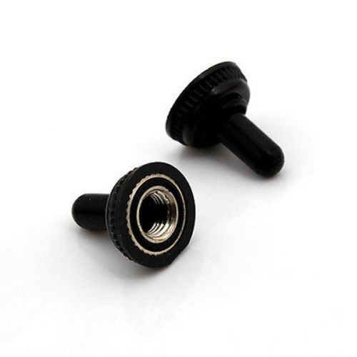 New 1PC Mini WaterProof Rubber Cap For Toggle Switch SPDT Knob Black Portable