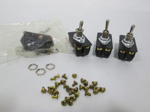 LOT 4 NEW TYCO ASSORTED 0101 0124 0020 TOGGLE SWITCH D278863